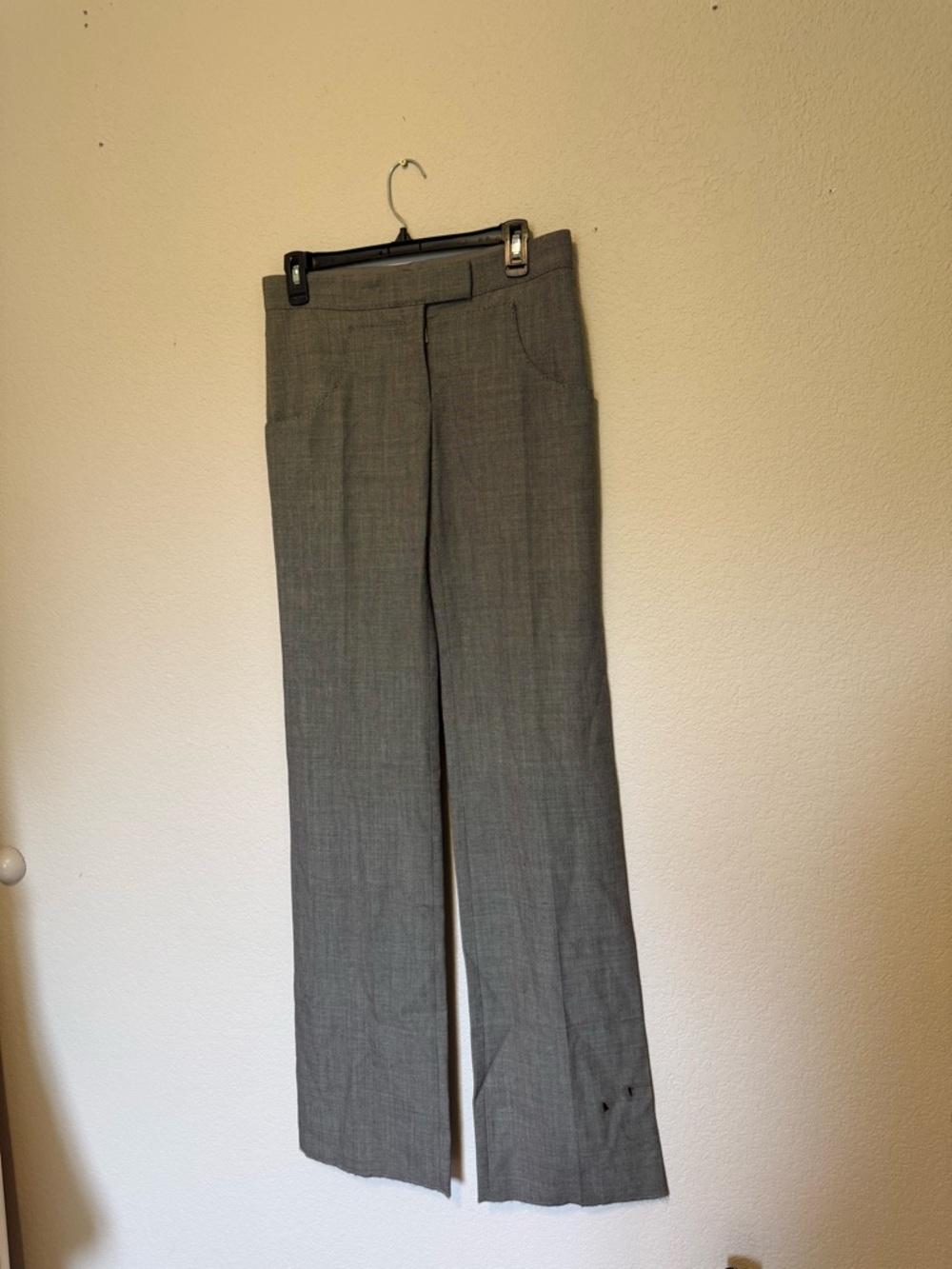 Stella McCartney | Gray Textured Dress Pants - 40